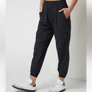 Vuori Black Villa Cargo Jogger Pants